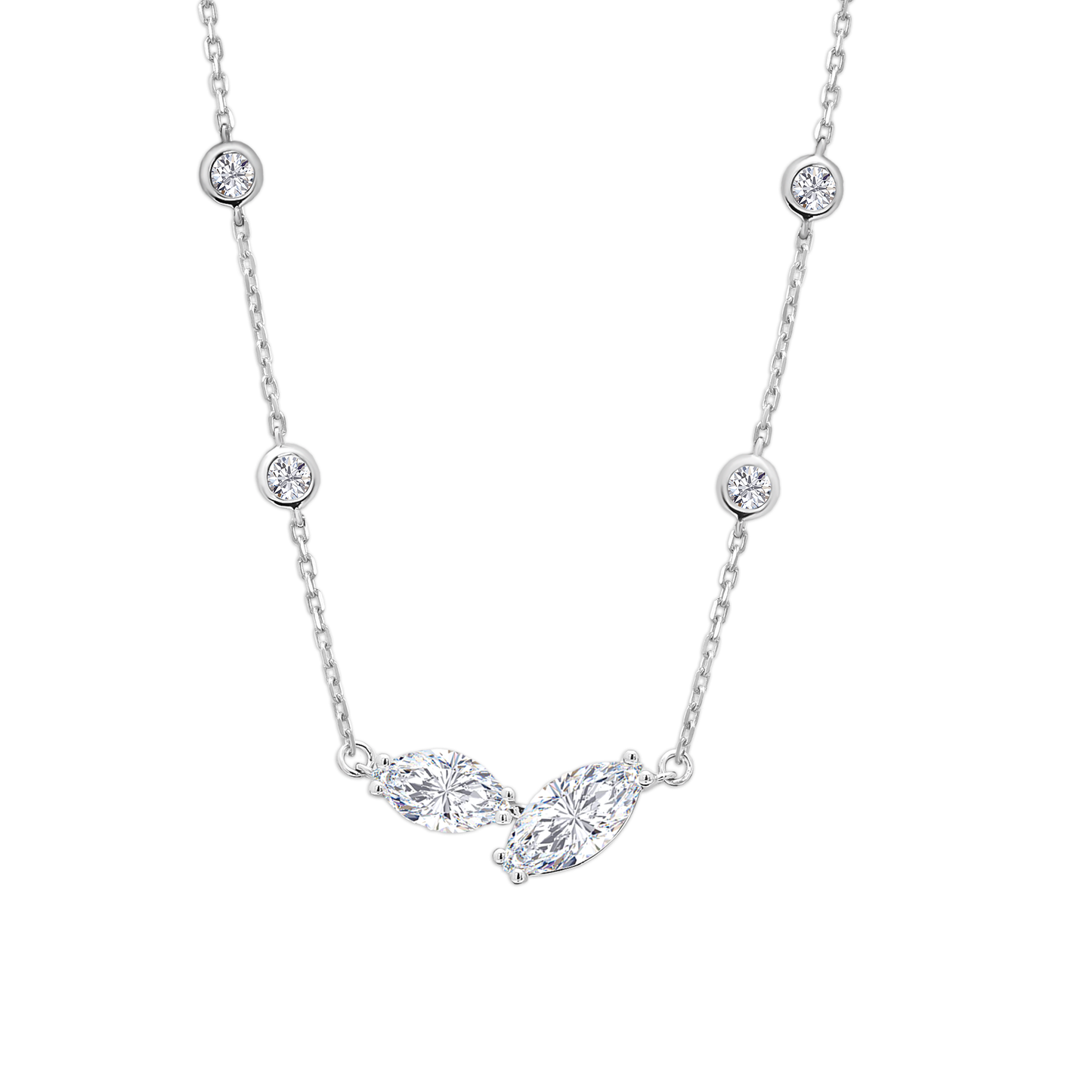 TAKA Jewellery Lab Grown Diamond Necklace 10K