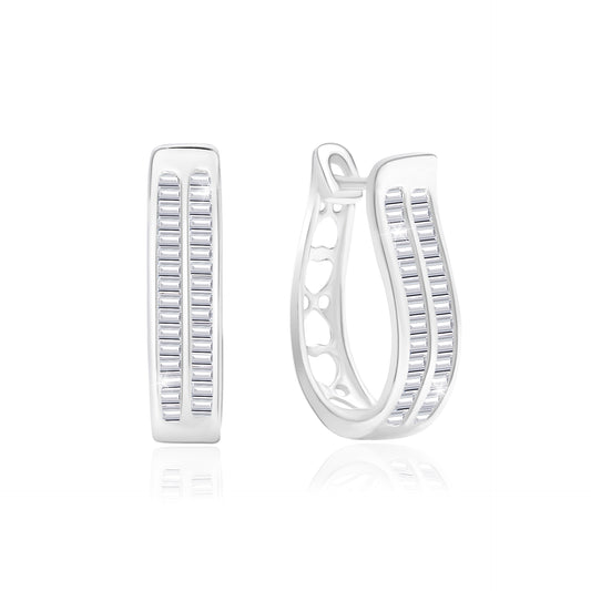 TAKA Jewellery Diamond Hoop Earrings 18K