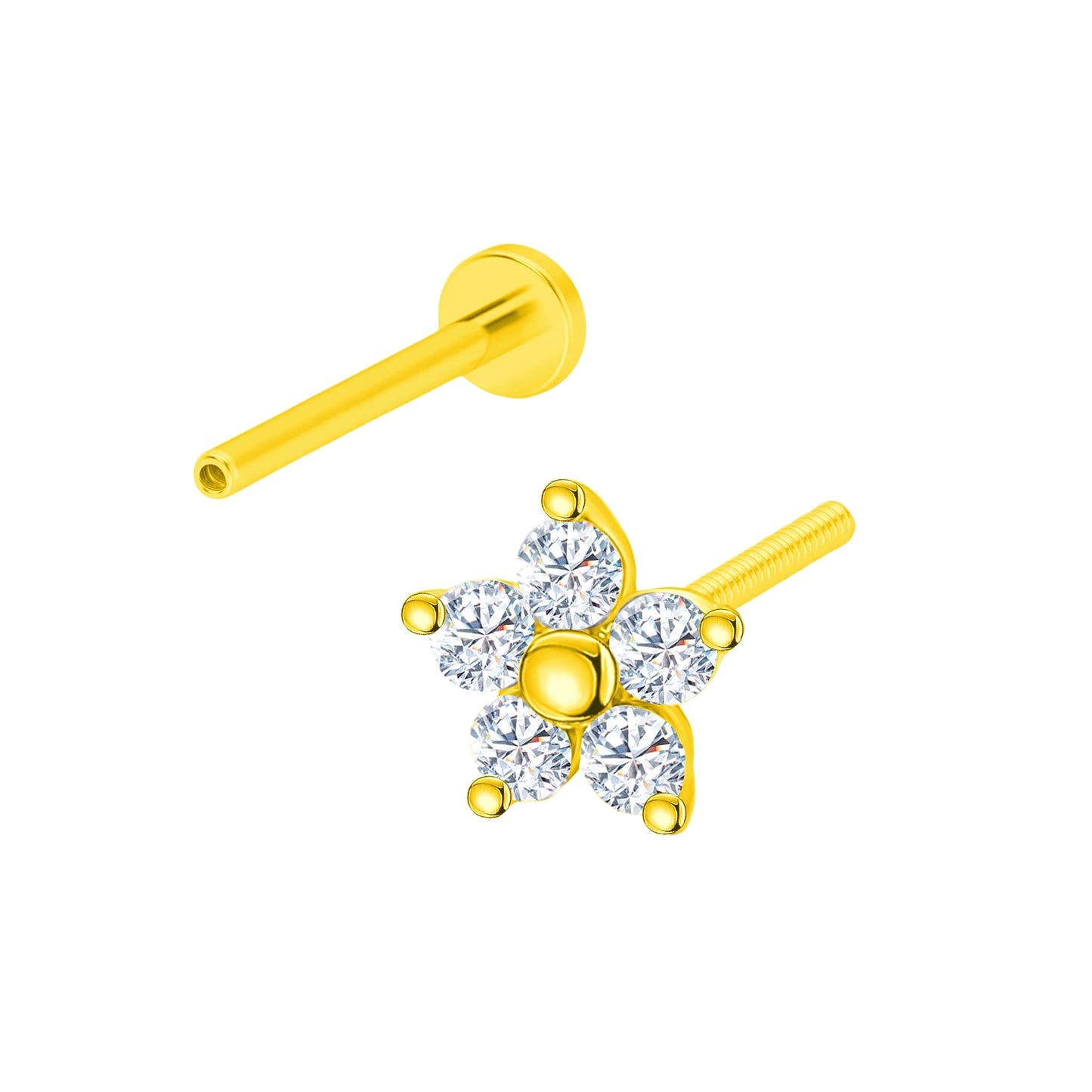 TAKA Jewellery 18K Diamond Single Stud Earring