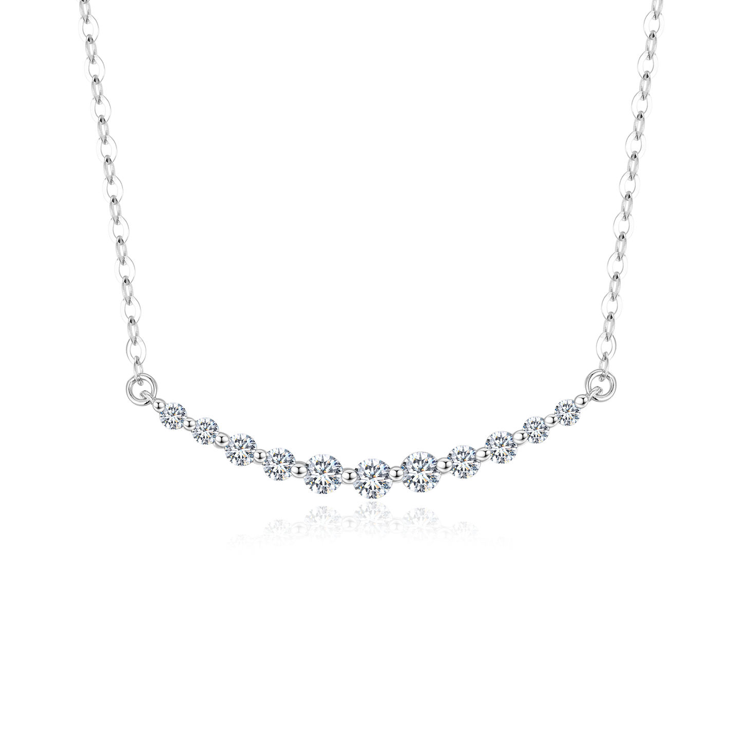 TAKA Jewellery Cresta Diamond Necklace 18K