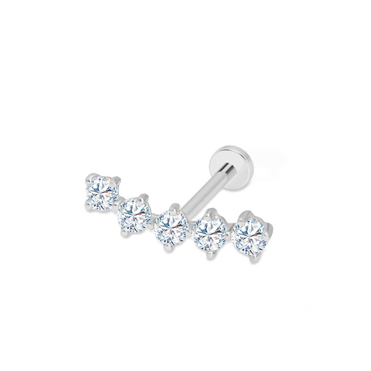 TAKA Jewellery 18K Diamond Single Stud Earring