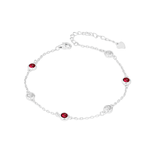 TAKA Jewellery Crystals & 925 Silver Bracelet