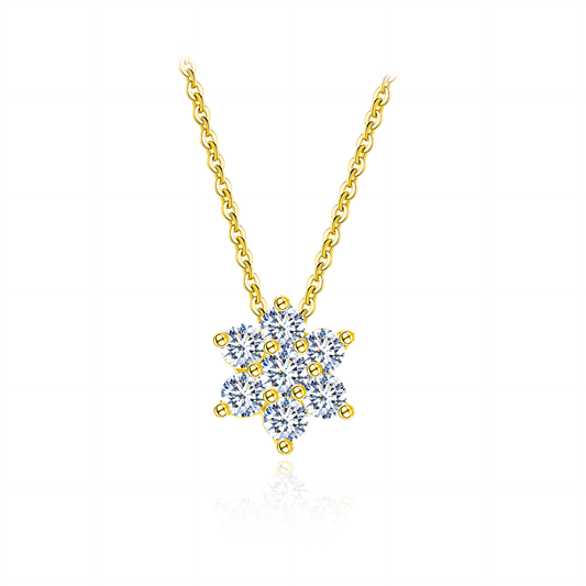 TAKA Jewellery Cresta Diamond Necklace 9K