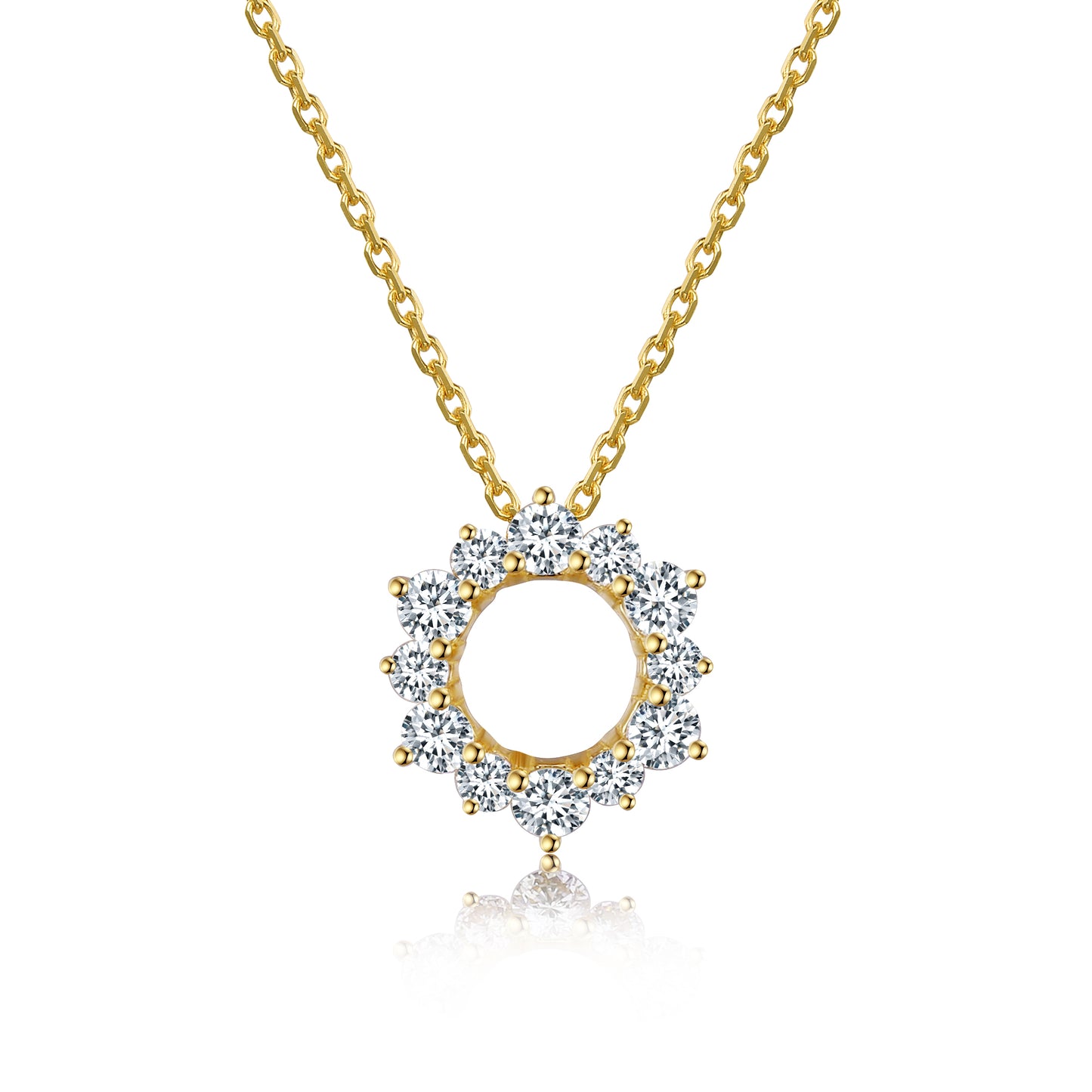 TAKA Jewellery Cresta Diamond Necklace 9K