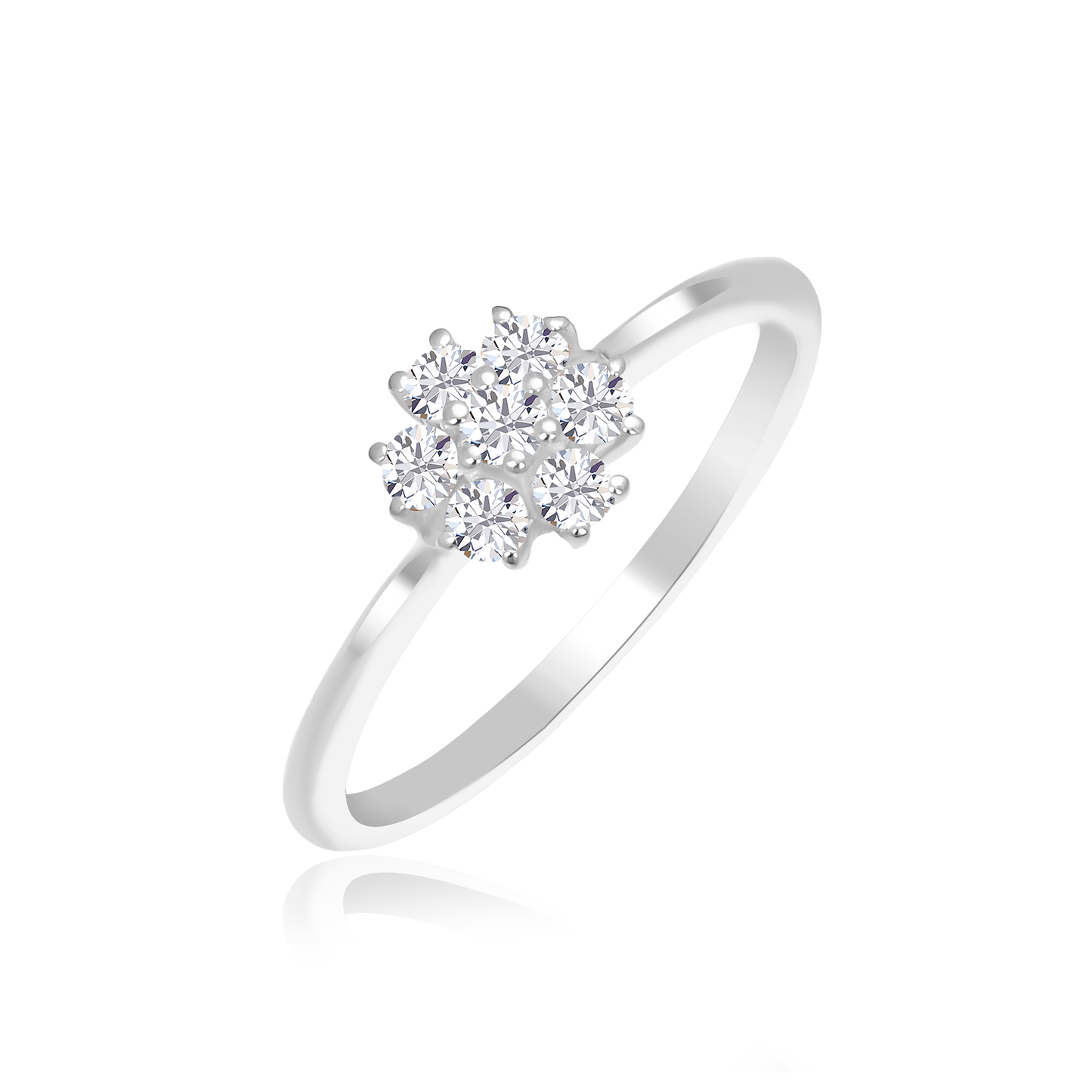 TAKA Jewellery Cresta Diamond Ring 9K