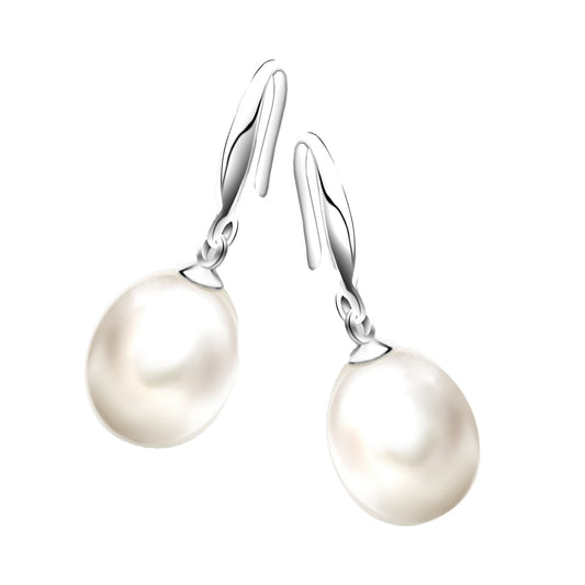 TAKA Jewellery Lustre Pearl Earrings 9K Gold