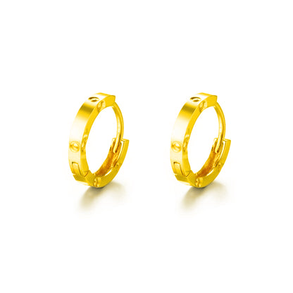 TAKA Jewellery Dolce 18K Gold Earrings Hoop