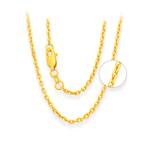 TAKA Jewellery 916 Gold Link Chain 十字链