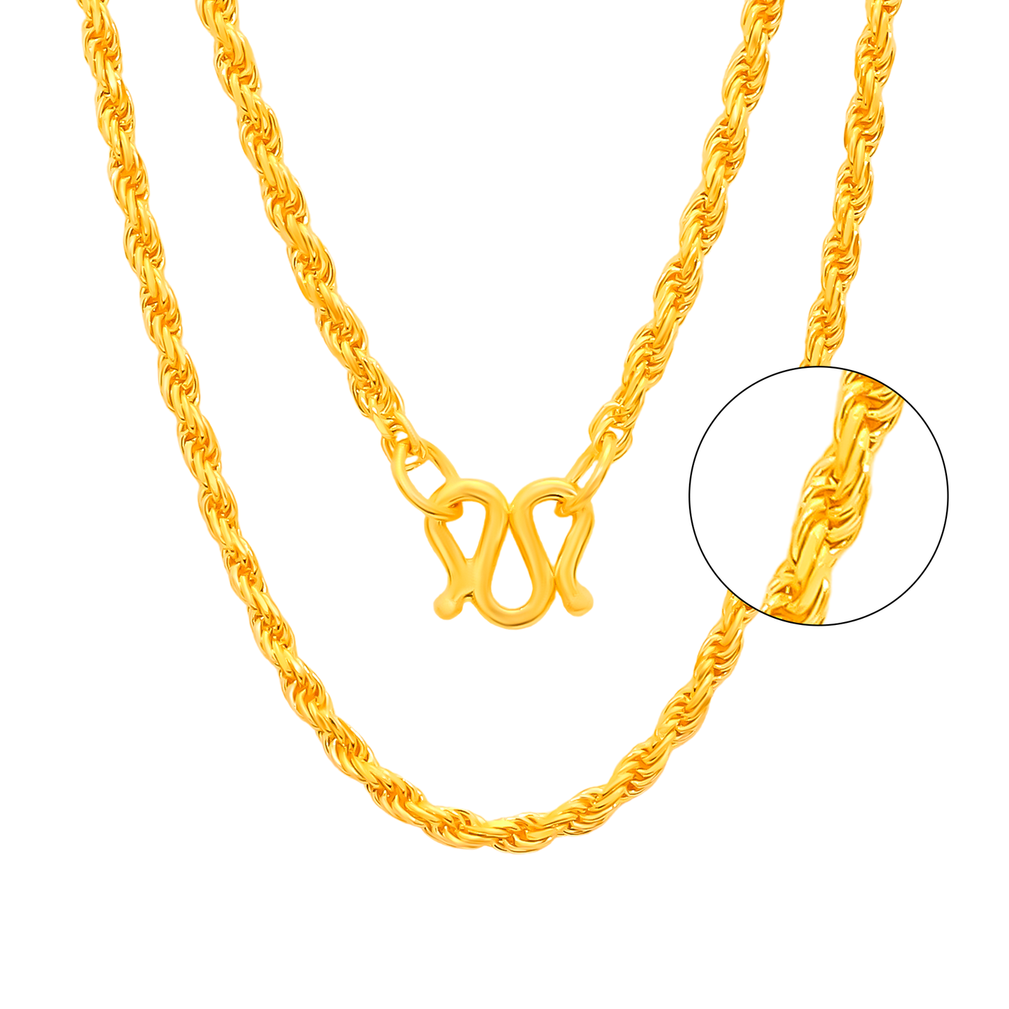 TAKA Jewellery 999 Gold Chain ZhenSheng