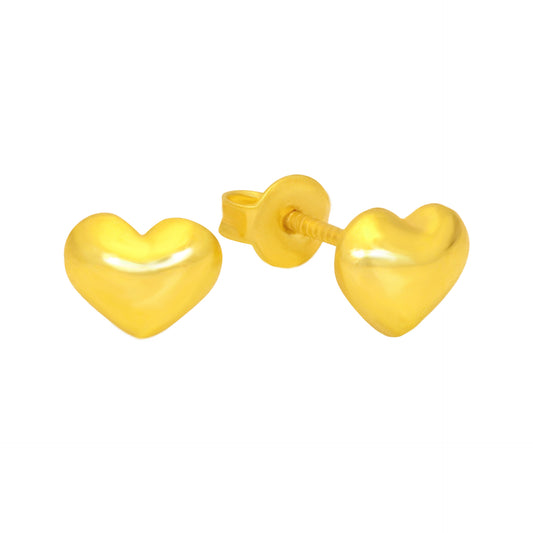 TAKA Jewellery 916 Gold Earrings Heart