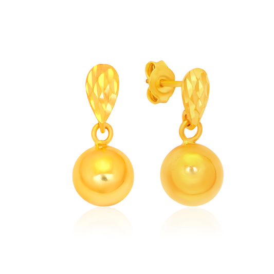 TAKA Jewellery 916 Gold Earrings