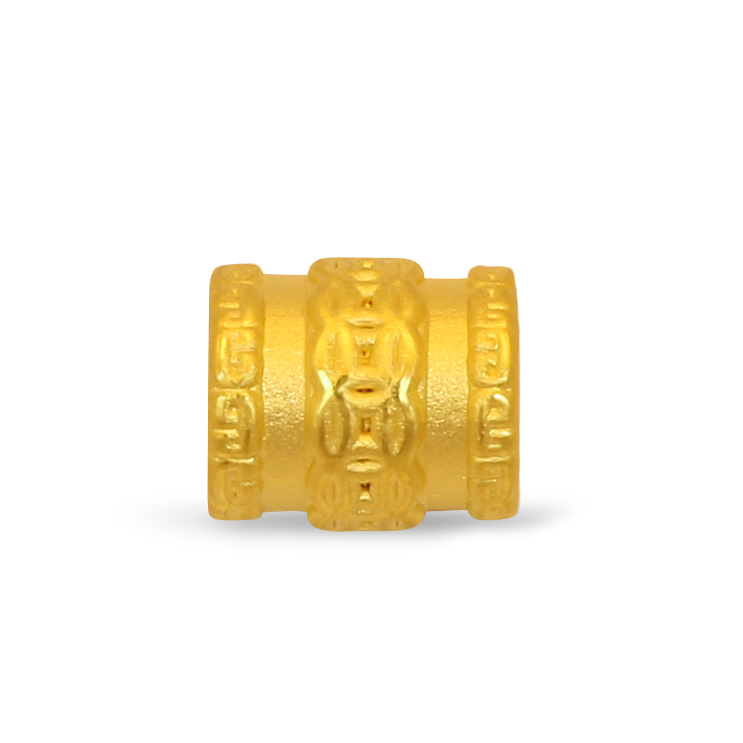 TAKA Jewellery 999 Pure Gold Charm Barrel