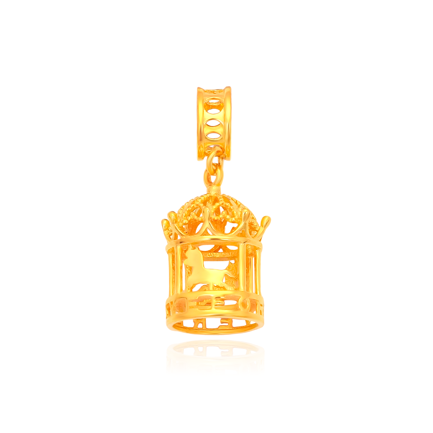 TAKA Jewellery 916 Gold Charm Carousel