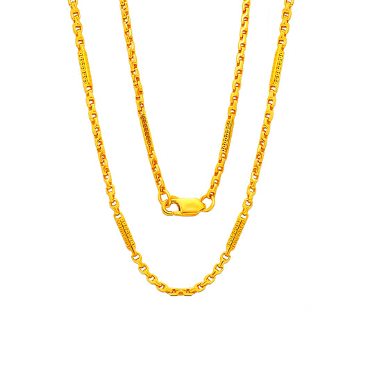 TAKA Jewellery 916 Gold Chain Necklace