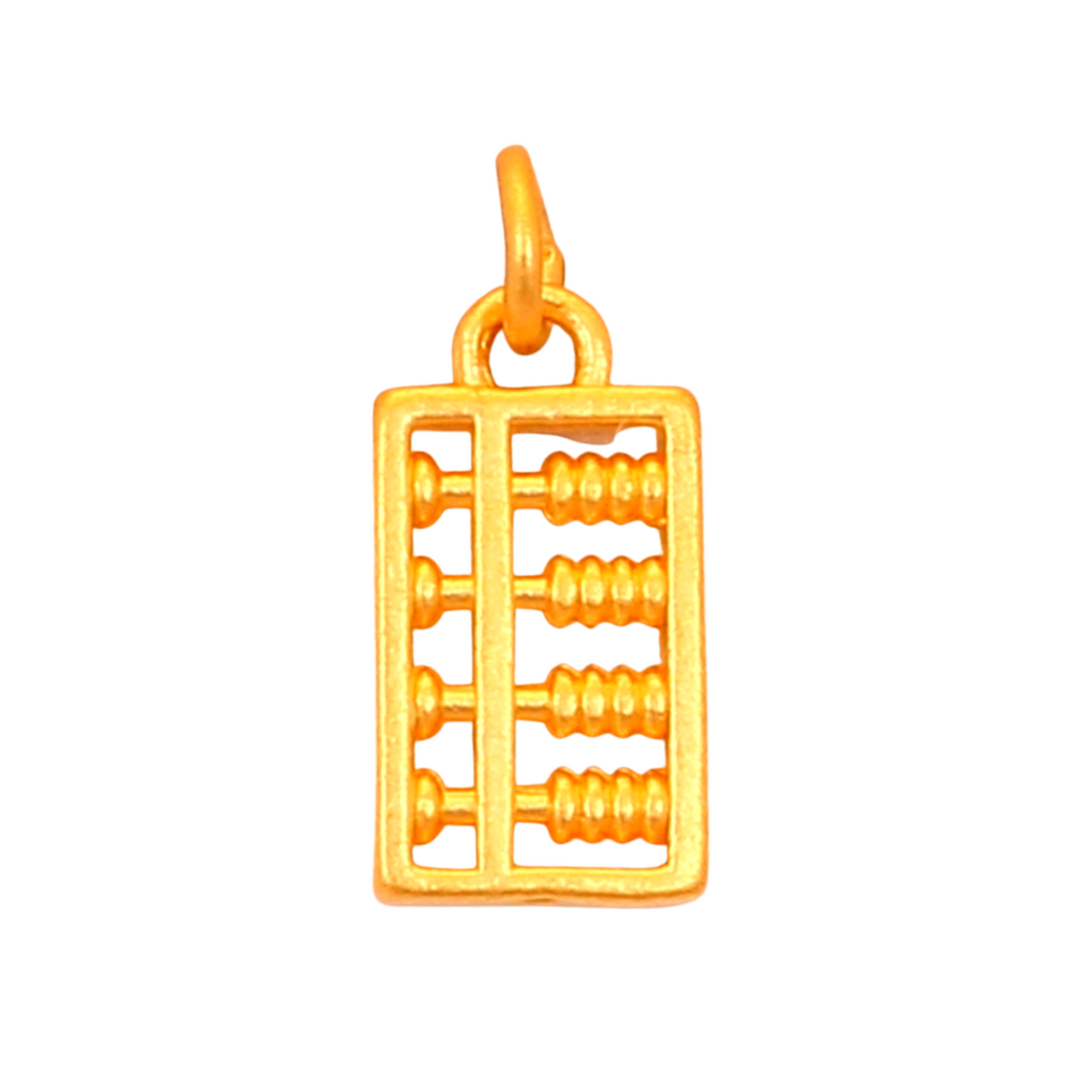 TAKA Jewellery 999 Pure Gold Mini Abacus Pendant