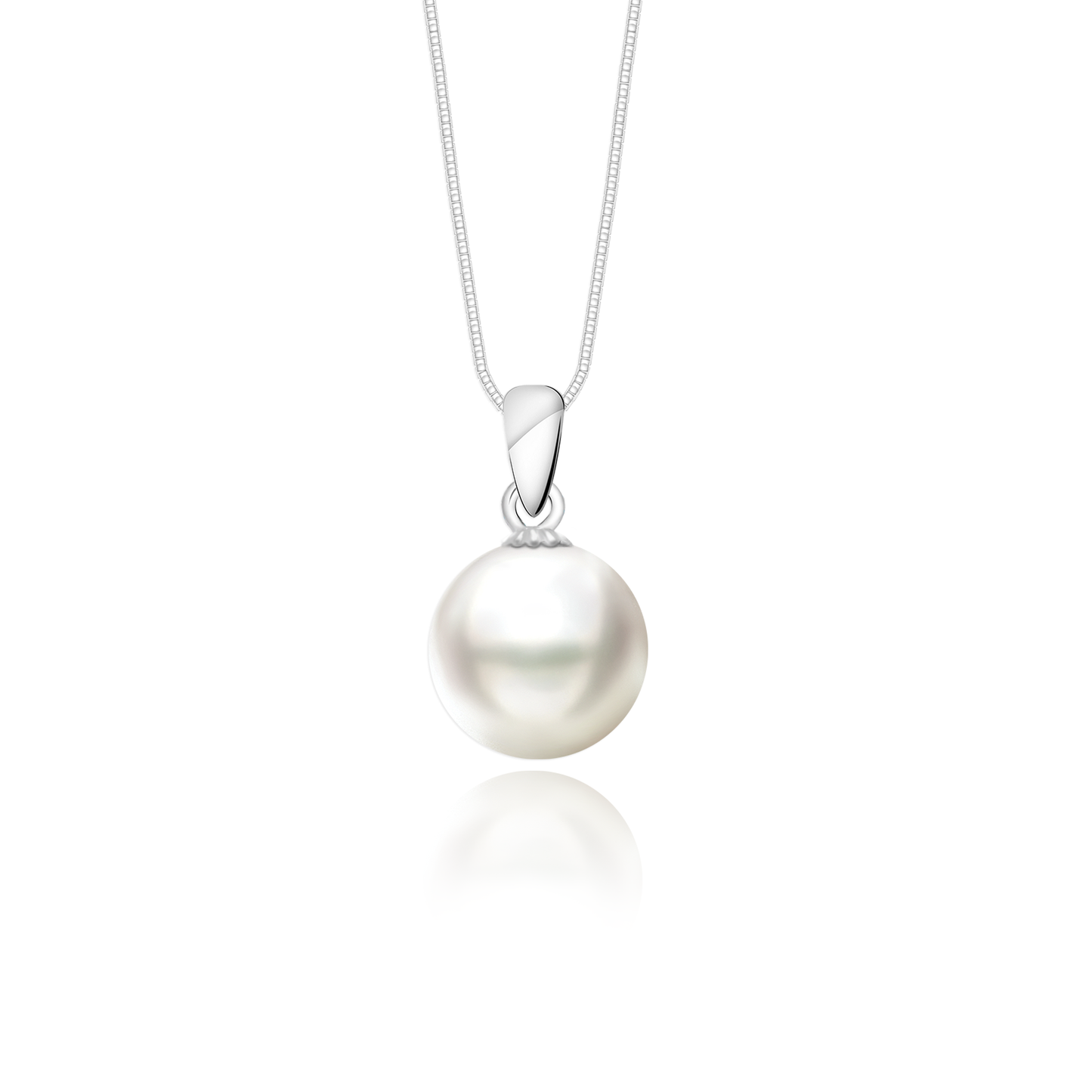 TAKA Jewellery Lustre Pearl Necklace 925 Silver