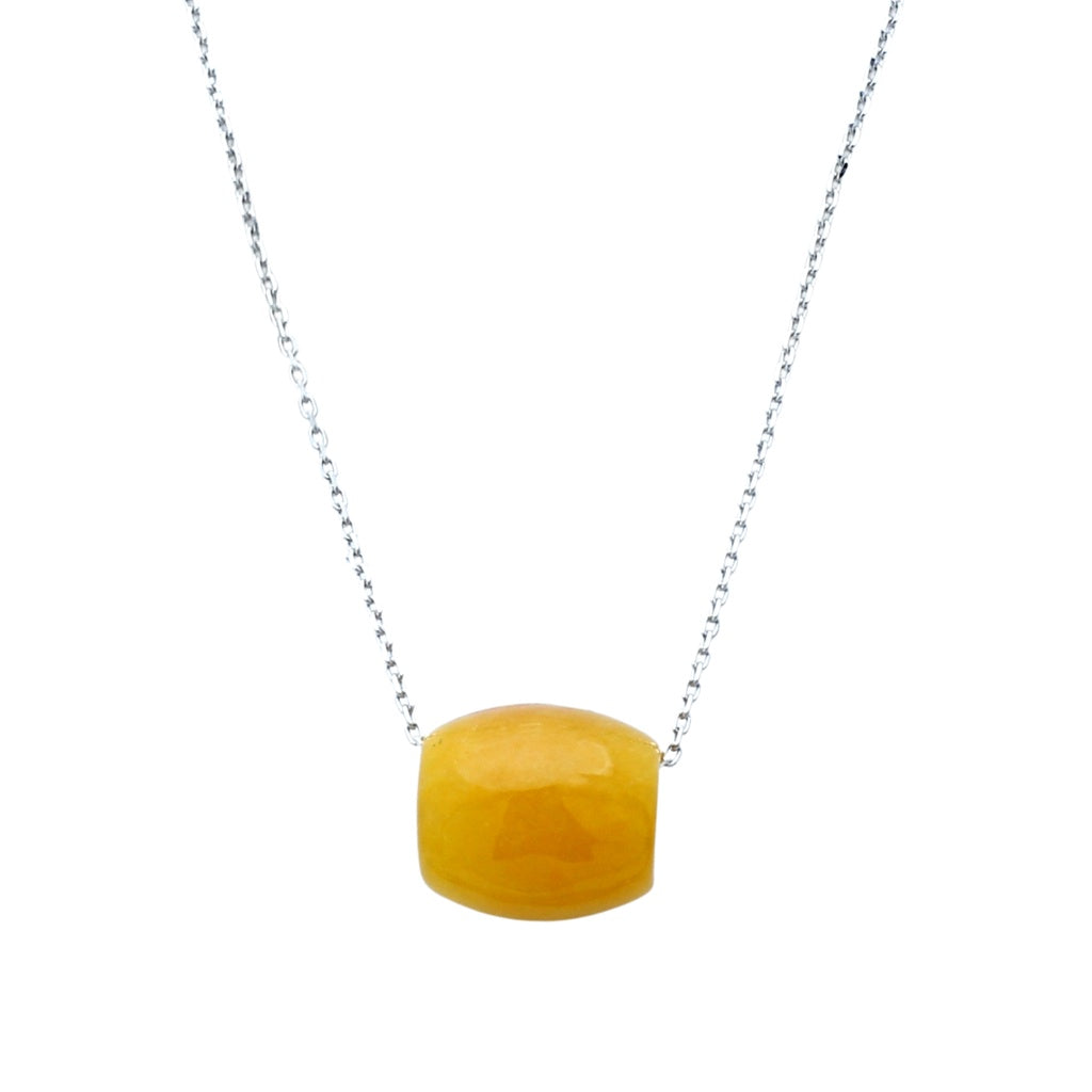 TAKA Jewellery Jade Pendant with Chain 9K