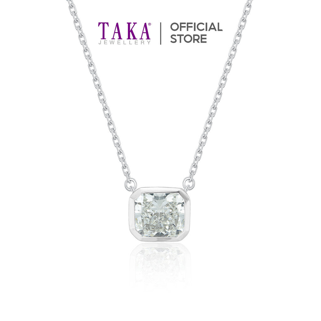 TAKA Jewellery Lab Grown Diamond Fancy Cut Necklace 10K Gold