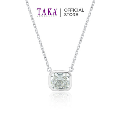 TAKA Jewellery Lab Grown Diamond Fancy Cut Necklace 10K Gold