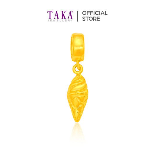 TAKA Jewellery 916 Gold Ice-Cream Charm