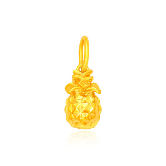 TAKA Jewellery 916 Pure Gold Mini Pineapple Charm