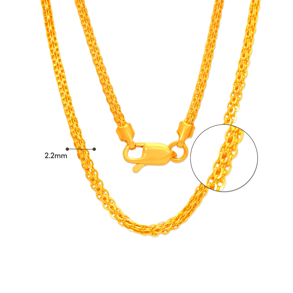 TAKA Jewellery 916 Gold Chain