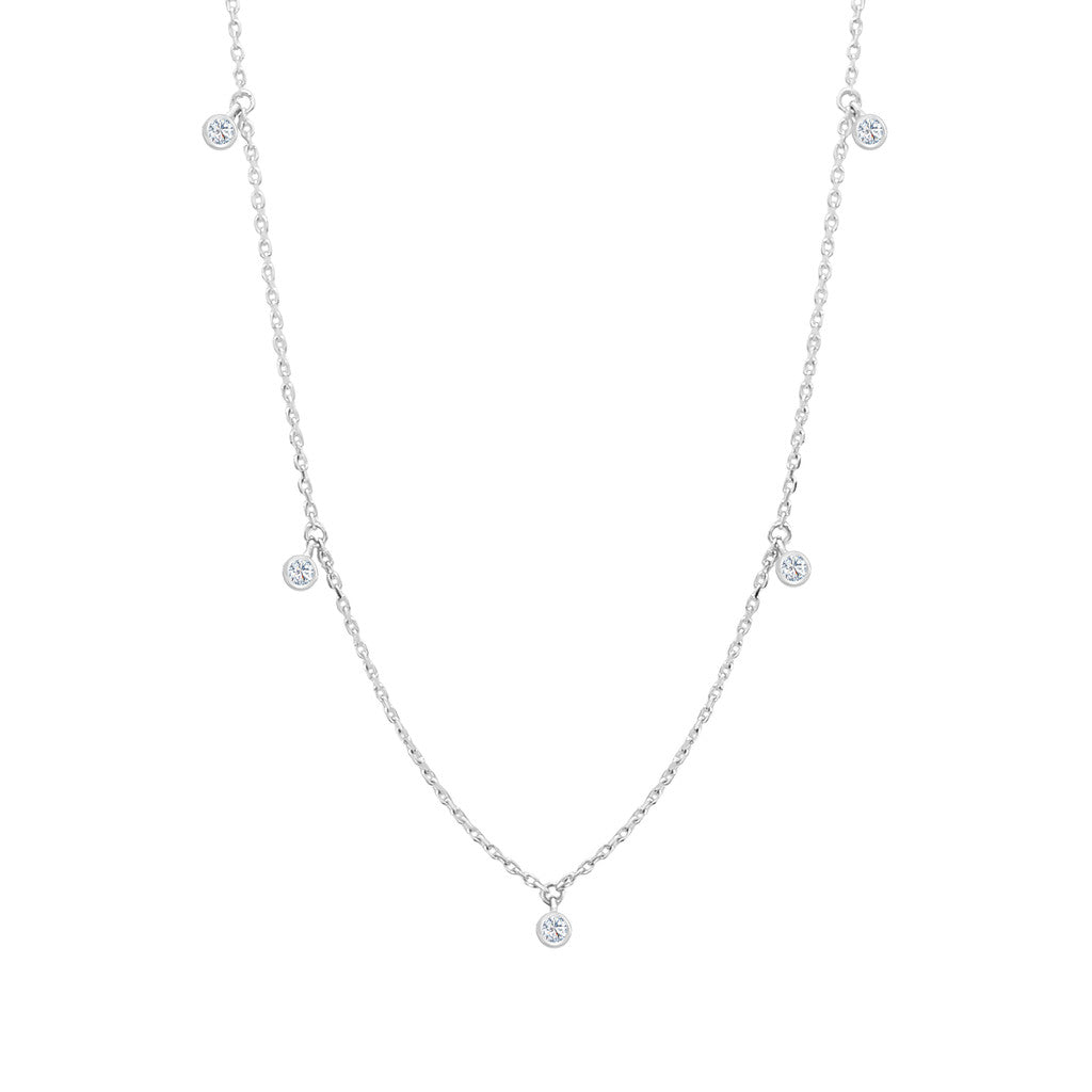 TAKA Jewellery Diamond Necklace 9K Gold