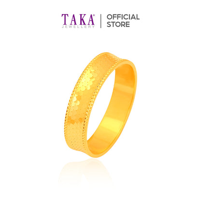 TAKA Jewellery 916 Gold Couple Ring