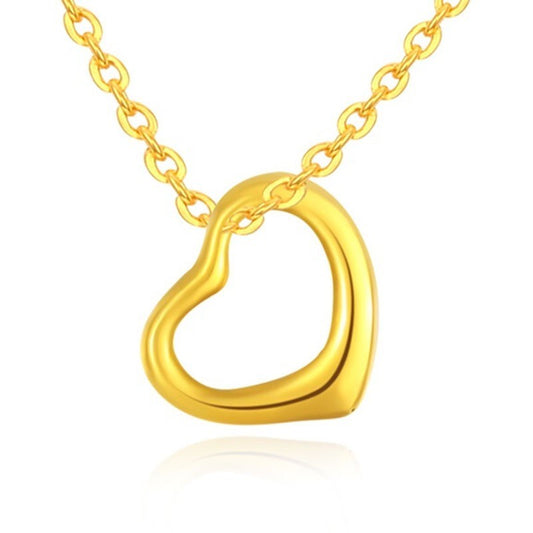 TAKA Jewellery 999 Pure Gold Heart Pendant