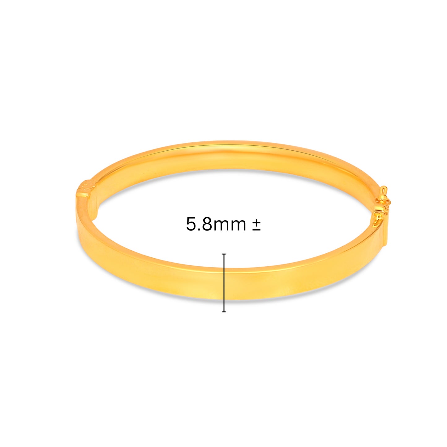 TAKA Jewellery 916 Gold Classic Bangle