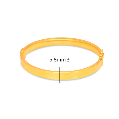 TAKA Jewellery 916 Gold Classic Bangle