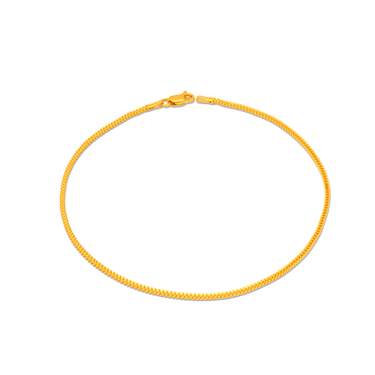 TAKA Jewellery 916 Gold Anklet