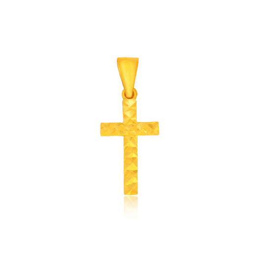 TAKA Jewellery 916 Gold Pendant Cross