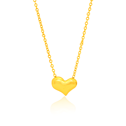 TAKA Jewellery 916 Gold Heart Necklace