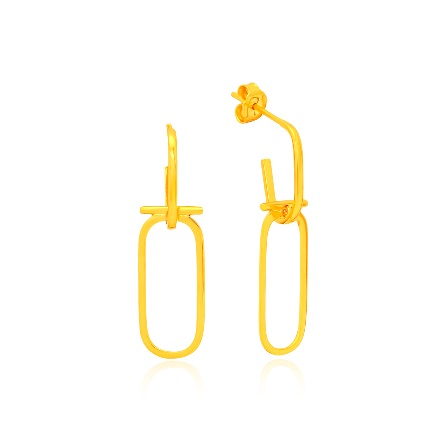 TAKA Jewellery 916 Gold Earrings