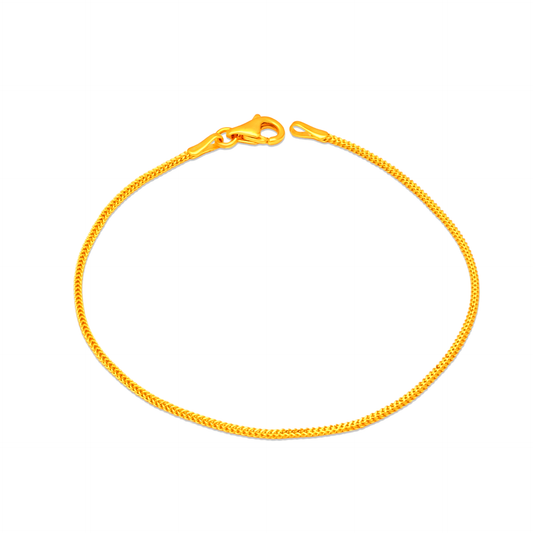 TAKA Jewellery 916 Gold Foxtail Bracelet