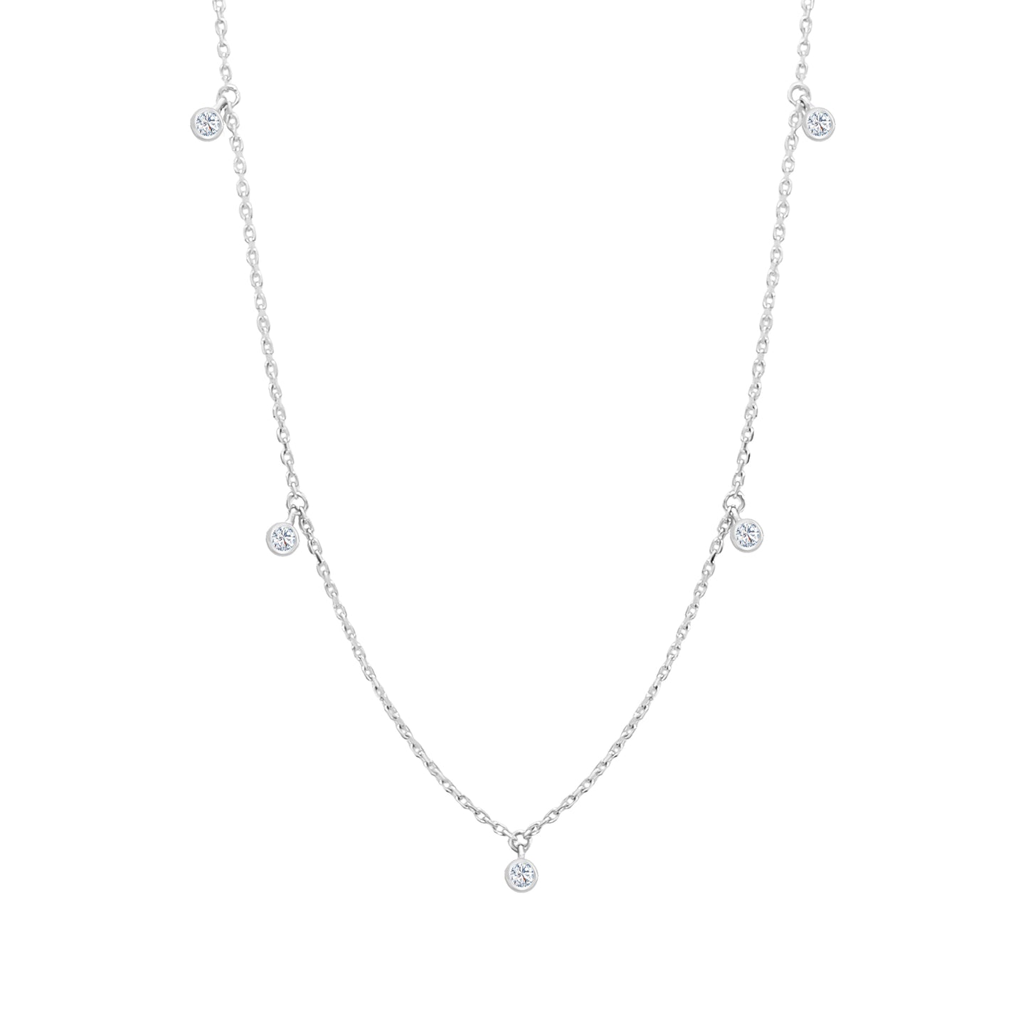 TAKA Jewellery Diamond Necklace 9K Gold