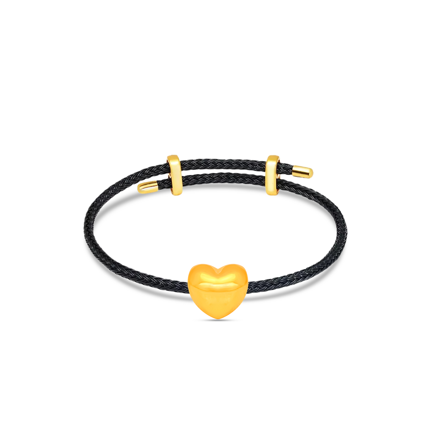 TAKA Jewellery 999 Pure Gold Loving Heart Charm