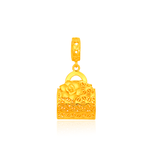 TAKA Jewellery 916 Gold Bag Charm