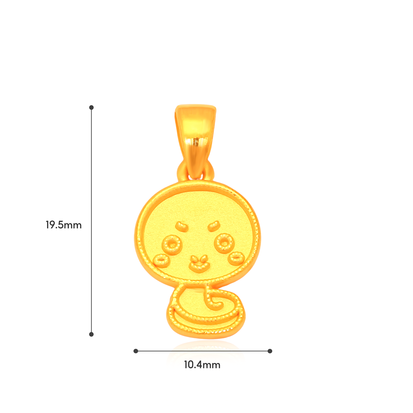 TAKA Jewellery 999 Pure Gold Zodiac Pendant