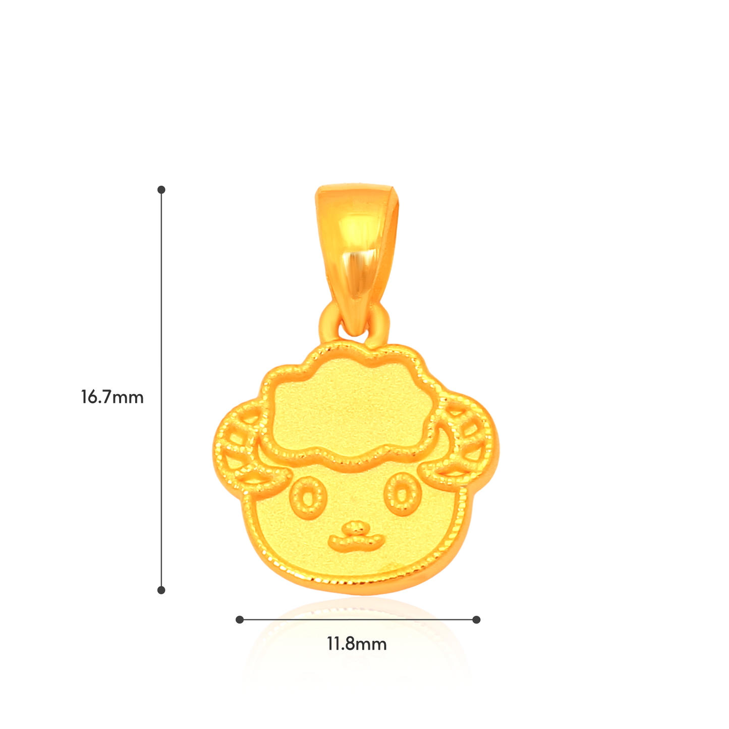 TAKA Jewellery 999 Pure Gold Zodiac Pendant