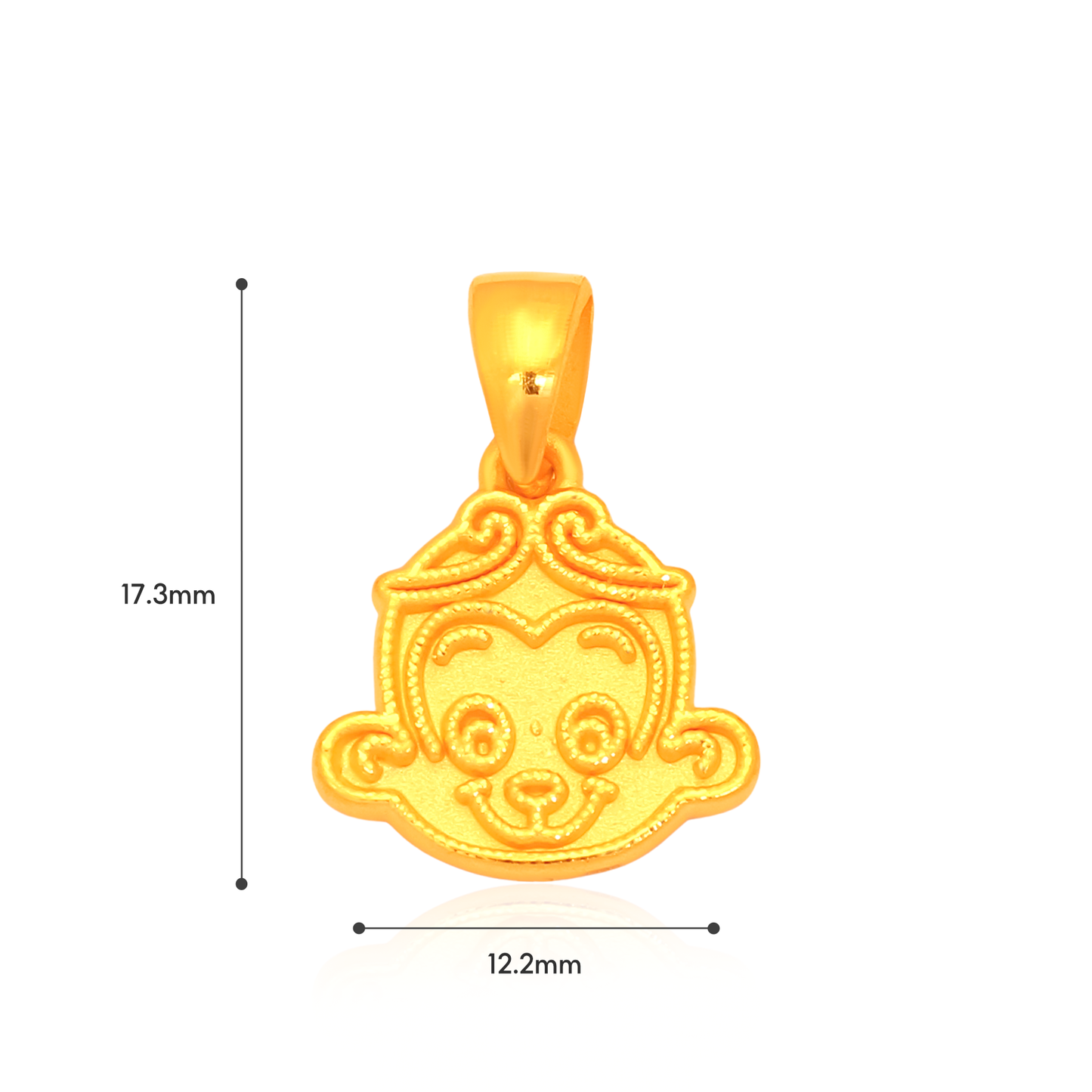 TAKA Jewellery 999 Pure Gold Zodiac Pendant