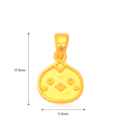 TAKA Jewellery 999 Pure Gold Zodiac Pendant