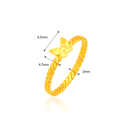 TAKA Jewellery 916 Gold Ring