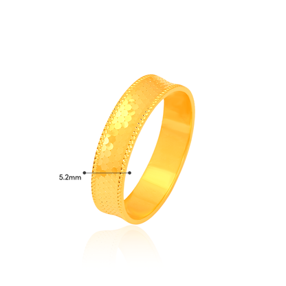 TAKA Jewellery 916 Gold Couple Ring