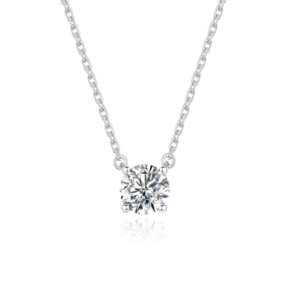 TAKA Jewellery Lab Grown Diamond Solitaire Necklace 10K Gold