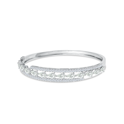 TAKA Jewellery Lab Grown Diamond Bangle 10K Gold