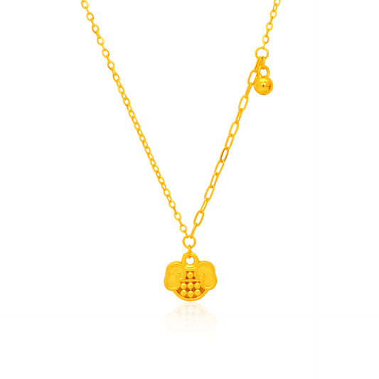 TAKA Jewellery 999 Pure Gold Necklace 5G Gold