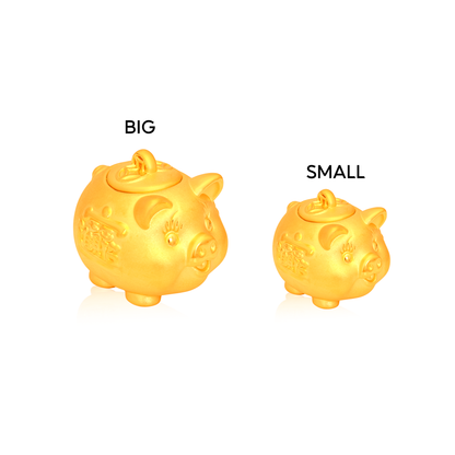 TAKA Jewellery 999 Pure Gold Piggy Bank