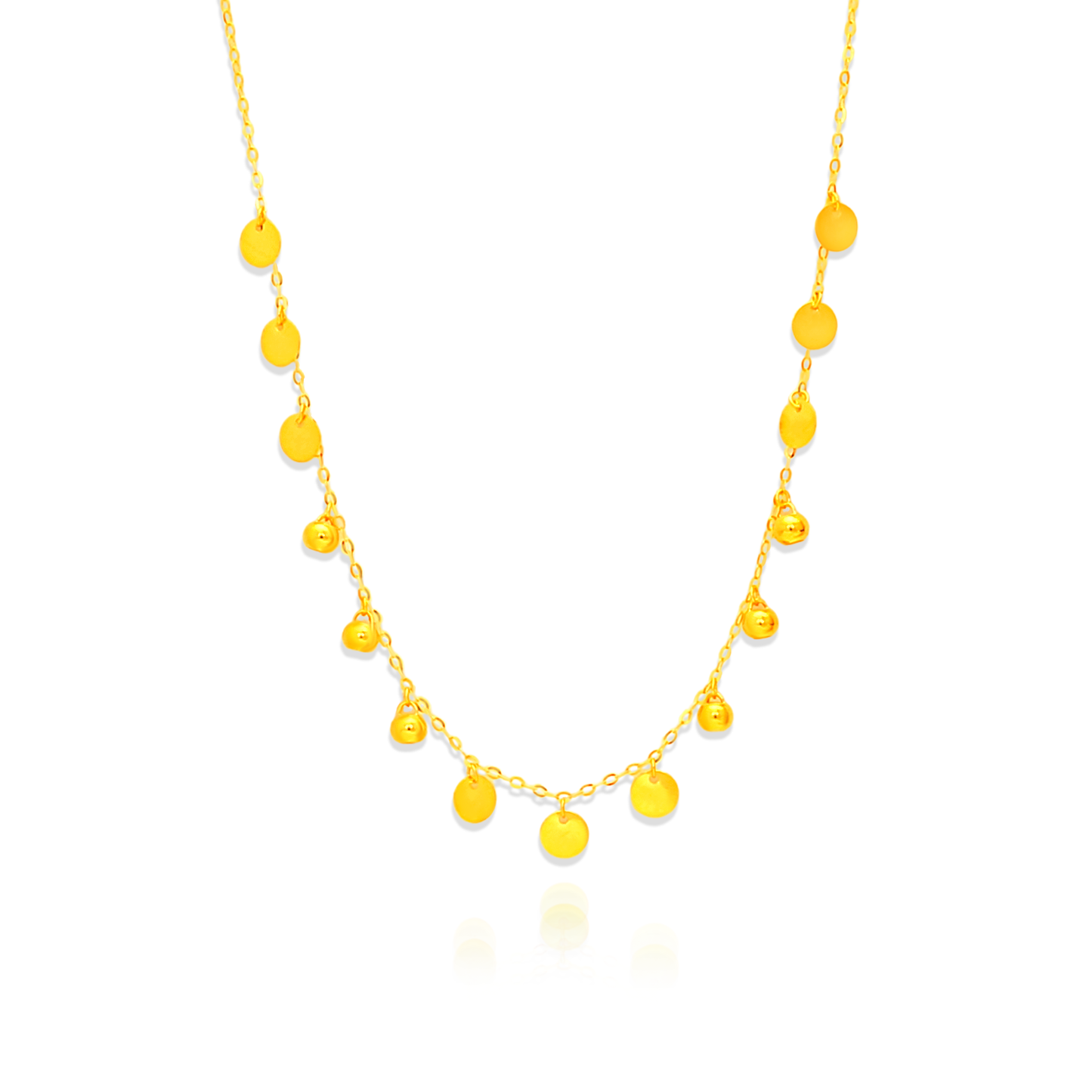 TAKA Jewellery 916 Gold Necklace